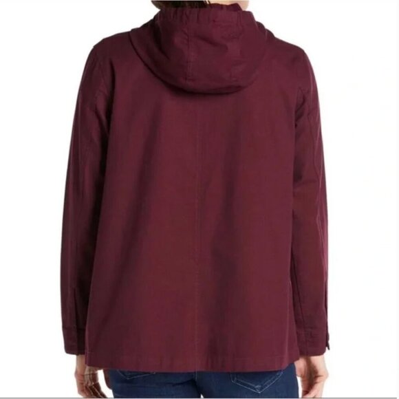 The North Face Shipler Full Zip Hoodie Womens Size Medium  Deep Garnet Red - Picture 3 of 16